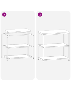 Stoccaggio in cucina Argento 60 x 50 x 92 cm Acciaio 2
