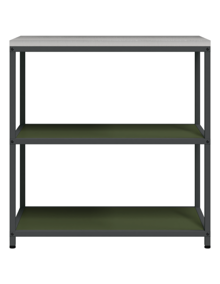 Mensola per il deposito in cucina Verde oliva 60 x 50 x 92 cm