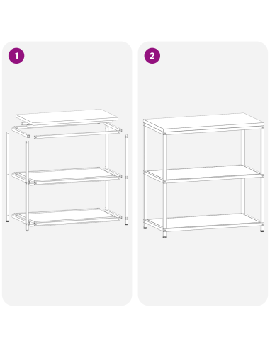 Stoccaggio in cucina Antracite 60 x 50 x 92 cm Acciaio