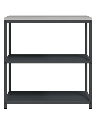 Stoccaggio in cucina Antracite 60 x 50 x 92 cm Acciaio