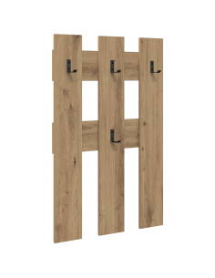 Appendiabiti a muro Rovere artigianale 65 x 3 x 100 cm 2