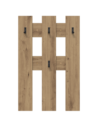 Appendiabiti a muro Rovere artigianale 65 x 3 x 100 cm