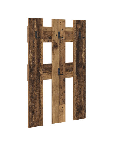 Appendiabiti a muro Legno vecchio 65 x 3 x 100 cm