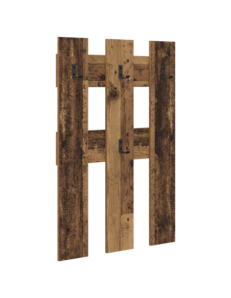 Appendiabiti a muro Legno antico 65 x 3 x 100 cm