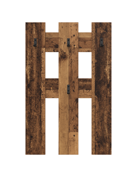 Appendiabiti a muro Legno antico 65 x 3 x 100 cm