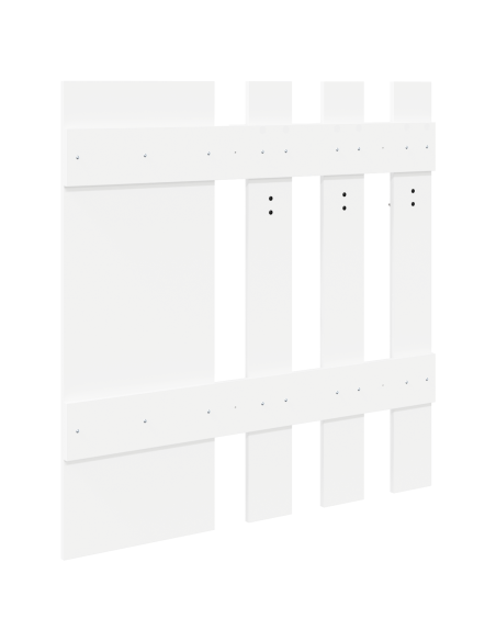 Appendiabiti a muro Bianco 100 x 10 x 100 cm Legno multistrato