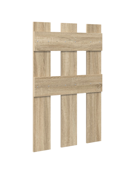 Appendiabiti a muro rovere sonoma 65 x 3 x 100 cm