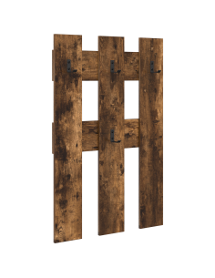 Appendiabiti a muro Rovere fumé 65 x 3 x 100 cm 2