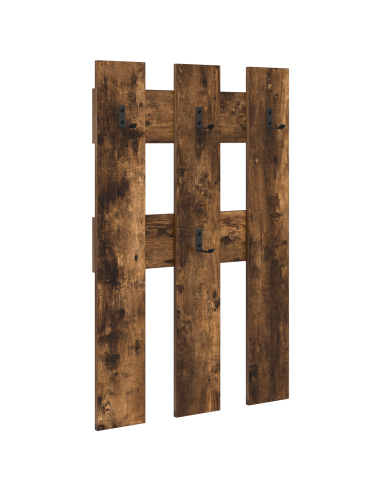 Appendiabiti a muro Rovere fumé 65 x 3 x 100 cm