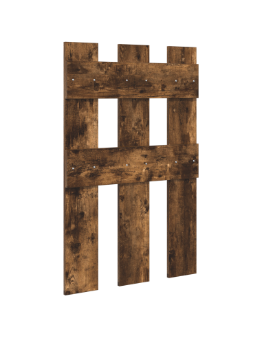 Appendiabiti a muro Rovere fumé 65 x 3 x 100 cm