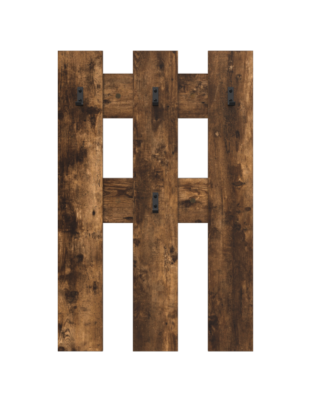 Appendiabiti a muro Rovere fumé 65 x 3 x 100 cm