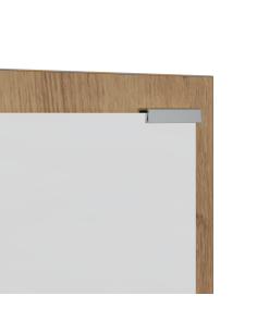 Appendiabiti a muro Rovere artigianale 100 x 10 x 100 cm 2