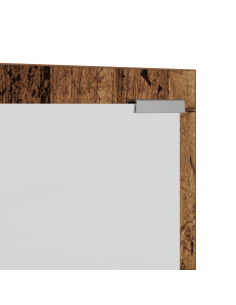 Appendiabiti a muro Legno vecchio 100 x 10 x 100 cm 2