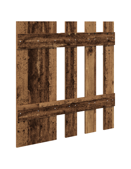 Appendiabiti a muro Legno vecchio 100 x 10 x 100 cm