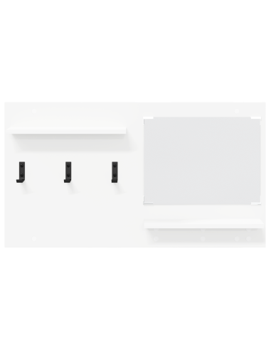 Appendiabiti a muro Bianco 90 x 10 x 50 cm Legno multistrato