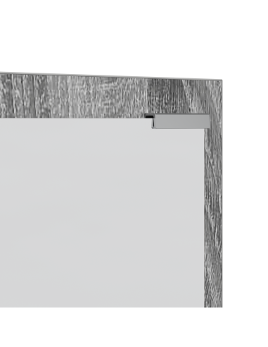 Appendiabiti a muro Grigio Sonoma 100 x 10 x 100 cm