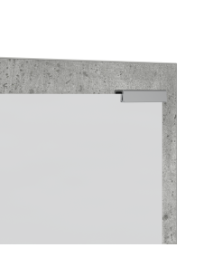 Appendiabiti a muro Grigio cemento 100 x 10 x 100 cm 2