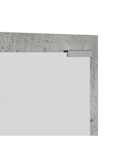 Appendiabiti a muro Grigio Cemento 100 x 10 x 100 cm