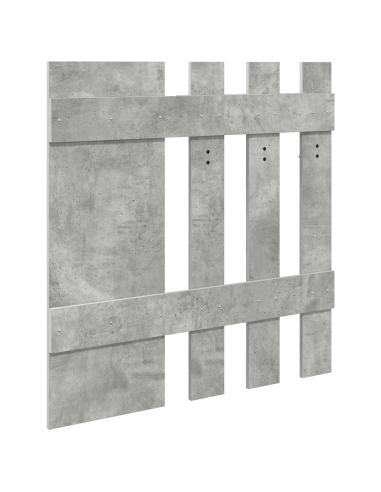 Appendiabiti a muro Grigio cemento 100 x 10 x 100 cm