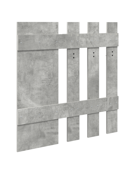 Appendiabiti a muro Grigio Cemento 100 x 10 x 100 cm