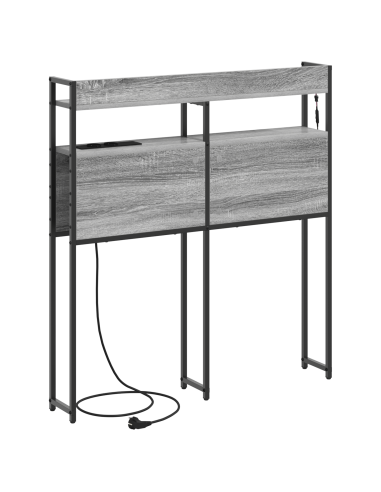 Testata contenitore Grigio sonoma 100 cm Legno multistrato