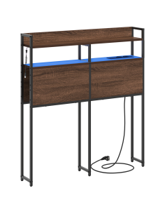 Testata contenitore Rovere marrone 90 cm Legno multistrato