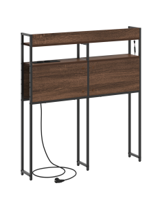 Testata contenitore Rovere marrone 90 cm Legno multistrato 2