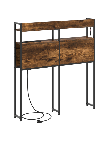 Testata contenitore Rovere affumicato 90 cm Legno multistrato