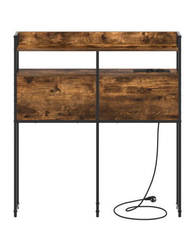 Testata contenitore Rovere fumo 90 cm Legno multistrato