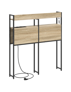 Testata contenitore rovere sonoma 90 cm Legno multistrato 2