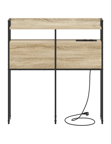 Testata contenitore rovere sonoma 90 cm Legno multistrato