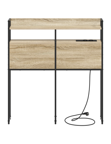Testata contenitore Rovere Sonoma 90 cm Legno multistrato
