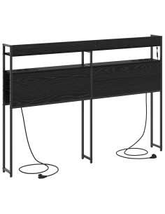 Testata contenitore Rovere nero 120 cm Legno multistrato 2