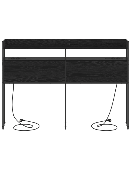 Testata contenitore Rovere Nero 120 cm Legno multistrato