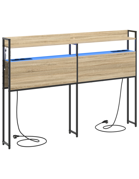 Testata contenitore Rovere Sonoma 120 cm Legno multistrato