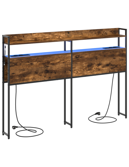 Testata contenitore Rovere fumo 120 cm Legno multistrato