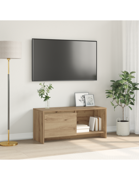 Supporto TV rovere artigianale Legno multistrato