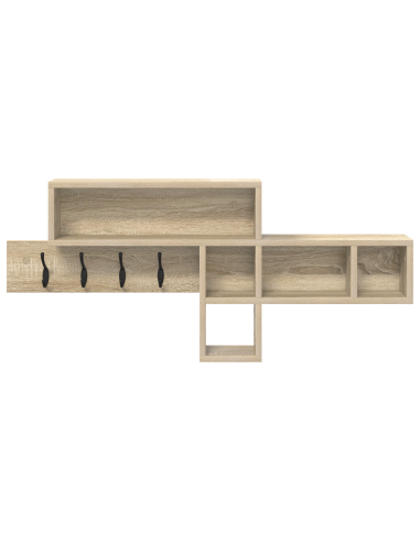 Appendiabiti a muro Rovere Sonoma 100 x 12 x 43,5 cm