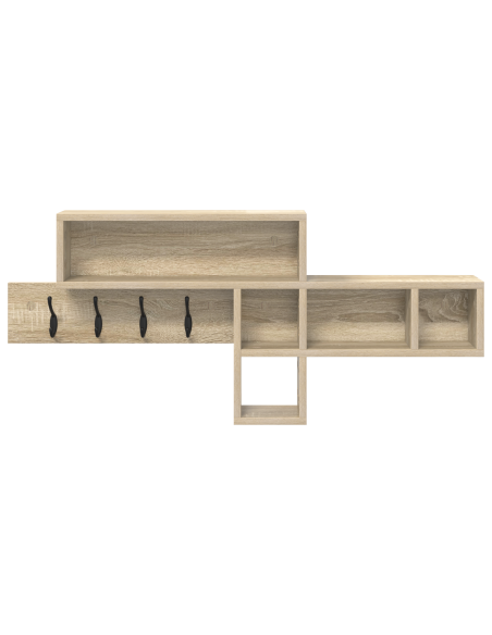 Appendiabiti a muro Rovere Sonoma 100 x 12 x 43.5 cm