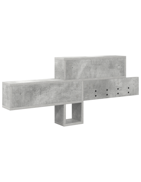 Appendiabiti a muro Grigio Cemento 100 x 12 x 43.5 cm