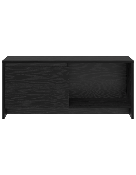 Supporto TV Rovere nero Legno multistrato