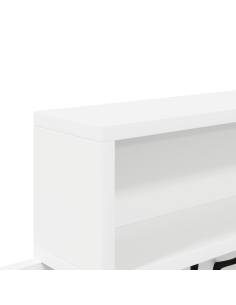 Appendiabiti a muro Bianco 100 x 12 x 43,5 cm Legno multistrato 2