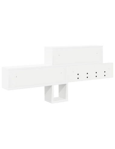 Appendiabiti a muro Bianco 100 x 12 x 43,5 cm Legno multistrato