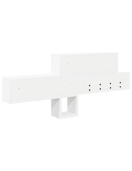 Appendiabiti a muro Bianco 100 x 12 x 43.5 cm Legno multistrato