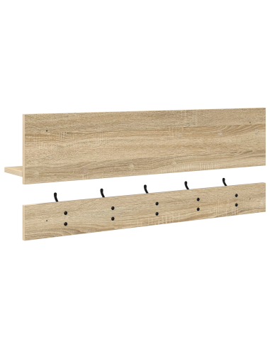 Appendiabiti a muro Rovere Sonoma 90 x 15 x 36 cm