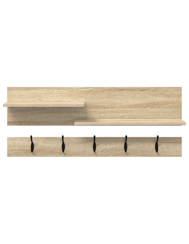 Appendiabiti a muro Rovere Sonoma 90 x 15 x 36 cm