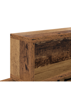 Appendiabiti a muro Legno vecchio 100 x 12 x 43,5 cm 2