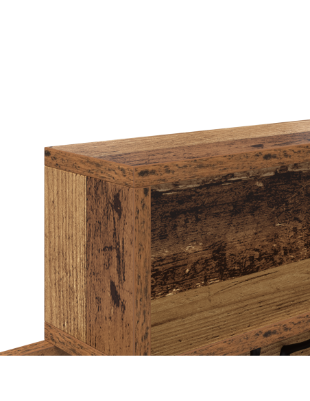 Appendiabiti a muro Legno vecchio 100 x 12 x 43,5 cm