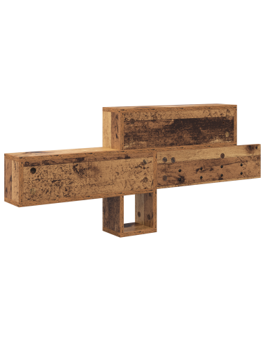 Appendiabiti a muro Legno vecchio 100 x 12 x 43,5 cm