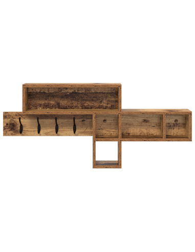 Appendiabiti a muro Legno vecchio 100 x 12 x 43,5 cm